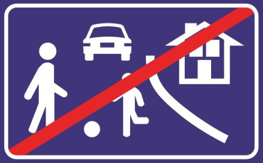 Türkiye 'de yaya öncelikli yolunun, bilgi tabelalarının, yol işaretlerinin sonu. Türk otoyollarındaki standart trafik işaretleri. (Türkçe: Karayol standardı trafik iaret levhalar, Bilgi iaretleri)