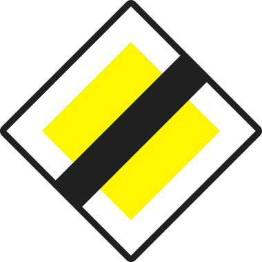 Ve öncelikli yol, Türkiye 'deki yol işaretleri. Türk otoyollarındaki standart trafik işaretleri. (Türkçe: Karayollari standardı trafik isaret levhalari, Bilgi isaretleri)