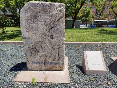 Ankara, Türkiye, 23 Temmuz 2025, Antik Eko 'lar: Ankara, Anadolu' daki Tarihi Kentten Ayrıntılı Roma Mezar Taşları ve Cenaze Eserleri