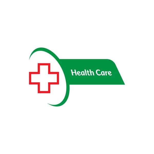 Health Care Logo Design Template — Stock Vector