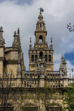 Seville, Endülüs ve İspanya 'nın Girlada' sına yakın çekim
