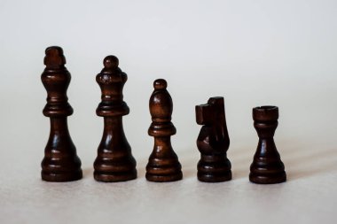 chess game pieces on a board