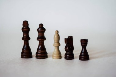 chess game pieces on a board
