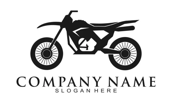 Trail motorcycle illustration vector logo