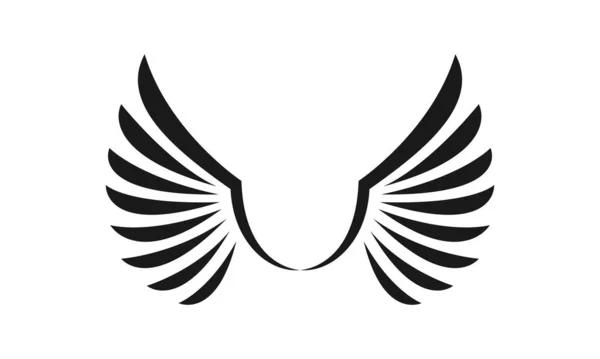 Asas Aves Espalhar Logotipo Vetor — Vetor de Stock