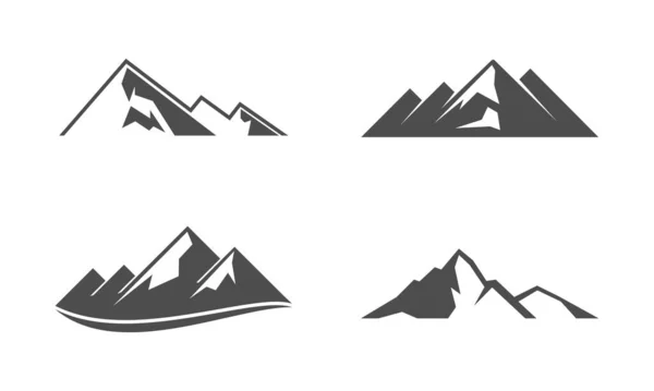 Volcan Set Illustration Vectoriel Design — Image vectorielle