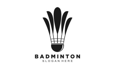 Basit badminton penis vektör logosu