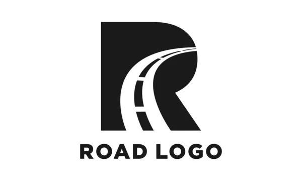 Litera Dla Logo Wektora Symbolu Drogowego — Wektor stockowy