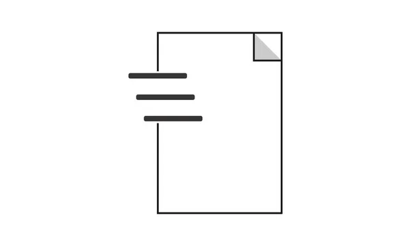 Bílý Papír Rychlým Vektorem Designu Symbolů — Stockový vektor