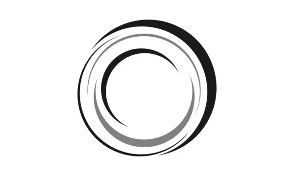 Abstrakt Rund Cirkel Illustration Design Vektor — Stock vektor