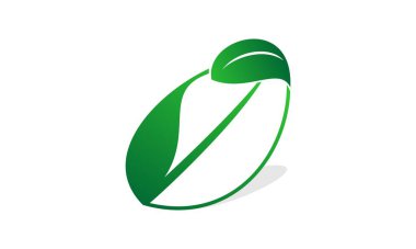 Kıvrımlı yapraklar çizim vektörü