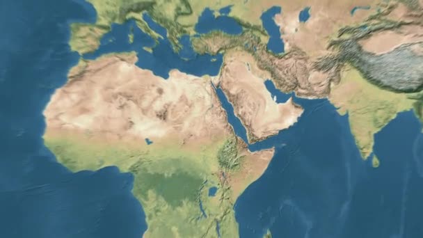 World Map Animation Imágenes Alta Calidad — Vídeo de stock