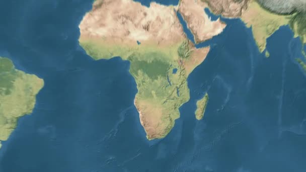 World Map Animation Imágenes Alta Calidad — Vídeos de Stock