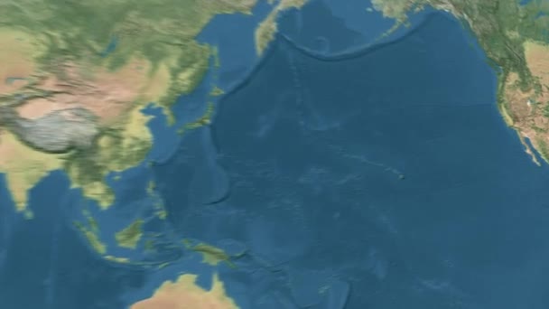 World Map Animation Imágenes Alta Calidad — Vídeo de stock