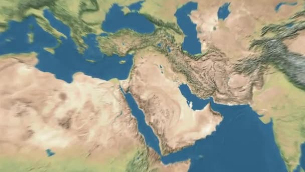 Dünya Harita Animasyonu Yüksek Kalite Görüntü Stok Video