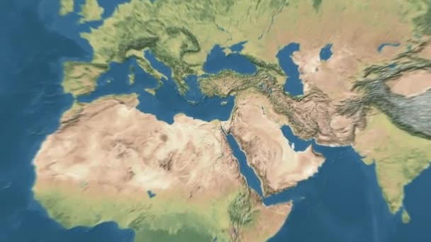 Dünya Harita Animasyonu Yüksek Kalite Görüntü Video Klip