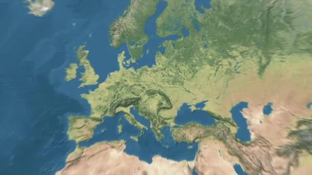 Dünya Harita Animasyonu Yüksek Kalite Görüntü Telifsiz Stok Video