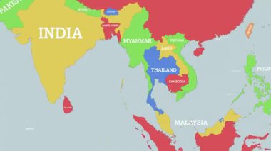 Bölgesel dinamikte hayati coğrafi öneme sahip ülkeleri gösteren ayrıntılı haritaları, önemli coğrafi konumları açıkça vurgulayan kapsamlı ve ayrıntılı haritaları inceleyin.