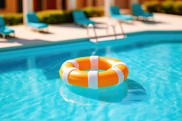 Zwembad Opblaasbare Ring — Stockfoto