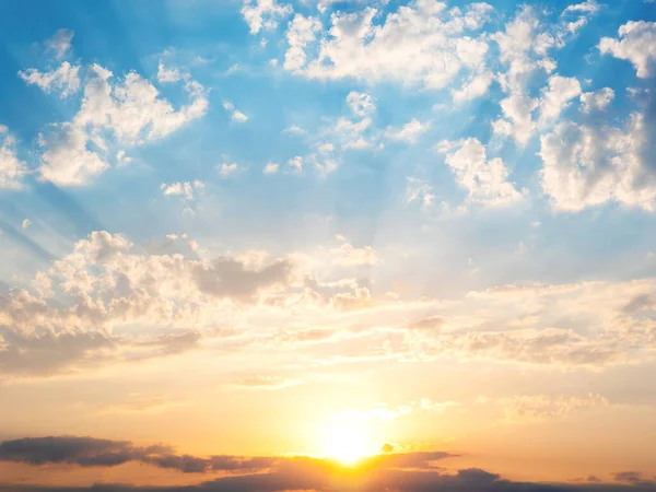 stock image Sunset sky and clouds with dramatic light