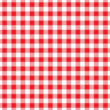 Kusursuz dizayn edilmiş klasik bir gingham deseni. Tekstil, kumaş baskısı, masa örtüsü ve arka plan için mükemmel.