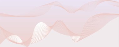 abstract smooth color wave line