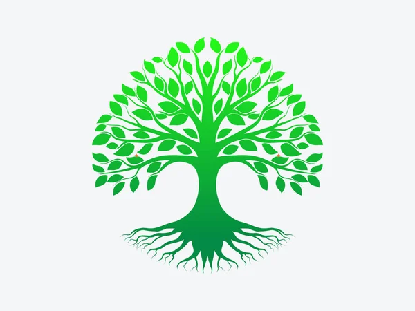 Selo Carimbo Árvore Vida Familiar —  Vetores de Stock