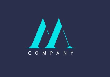 Huruf awal Şablonu desain vektor logosu