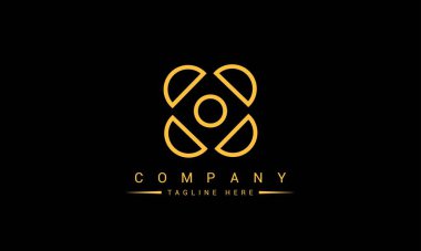 Dairesel şekilli modern yaratıcı eşsiz logo tasarımı
