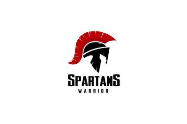 Sparta Şövalye Miğferi, Sparta veya Roma Savaşçı Maskesi logosu tasarımı