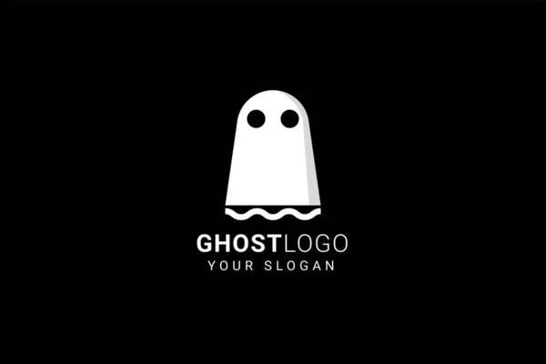 Ghost Logo Vector Pictogram Illustratie — Stockvector