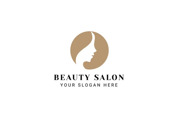 Salon Piękności Logo Wektor Ilustracja Ikona — Wektor stockowy