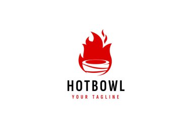 Hot Bowl logo vektör resimleme