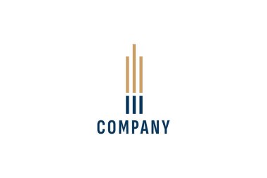 Kule logo vektör illüstrasyonu