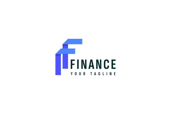 Finanzas Logo Vector Icono Ilustración — Vector de stock