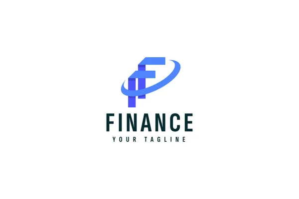 Finanzas Logo Vector Icono Ilustración — Vector de stock