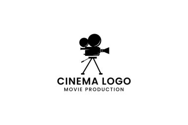 Sinema logo vektör illüstrasyonu