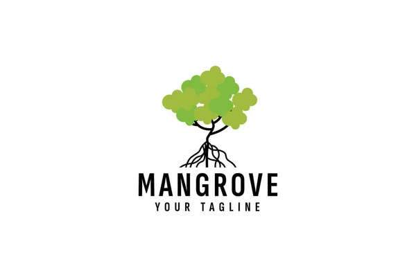 stock vector mangrove tree logo vector icon illustration