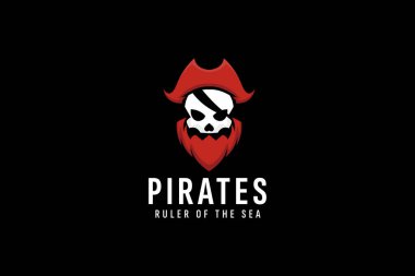 korsanlar logo vektör illüstrasyonu