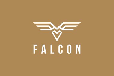 Falcon logo vektör illüstrasyonu