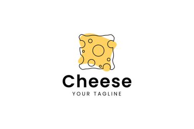 Peynir logo vektör illüstrasyonu