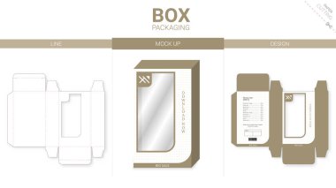 Kutu paketleme ve modelleme die şablonu kes