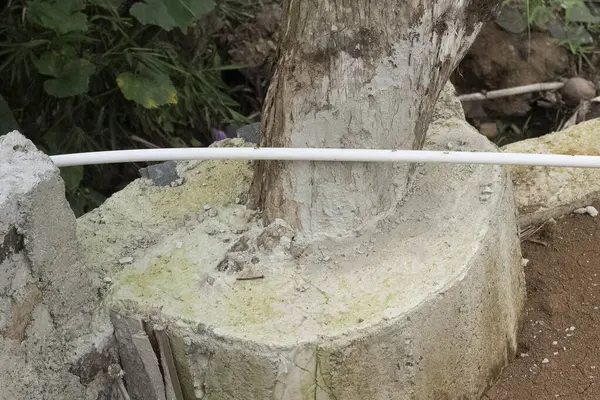 Eski paslı demirin dokusu.