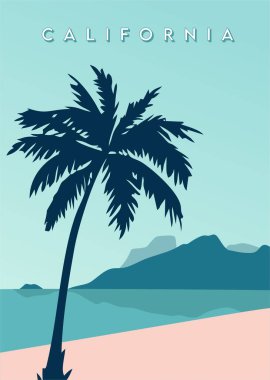 California with beautiful beach view 