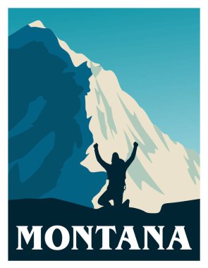 montana state with beautiful view