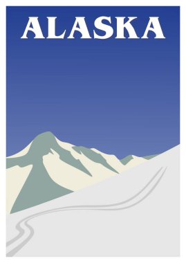 alaska state with beautiful view