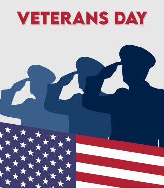 ABD bayrağıyla gaziler günün kutlu olsun.