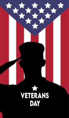 Amerikan bayrağıyla Gaziler Günü kutlu olsun.