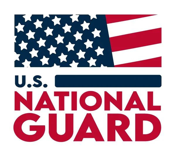 Estados Unidos Aniversário Guarda Nacional —  Vetores de Stock