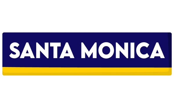 Santa Monica Los Angeles Kalifornien — Stockvektor